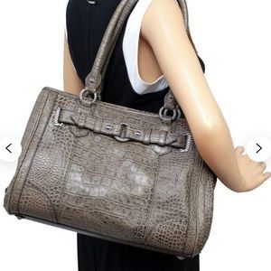 [Judith Ripka]Manhattan Pebbled Leather Bag